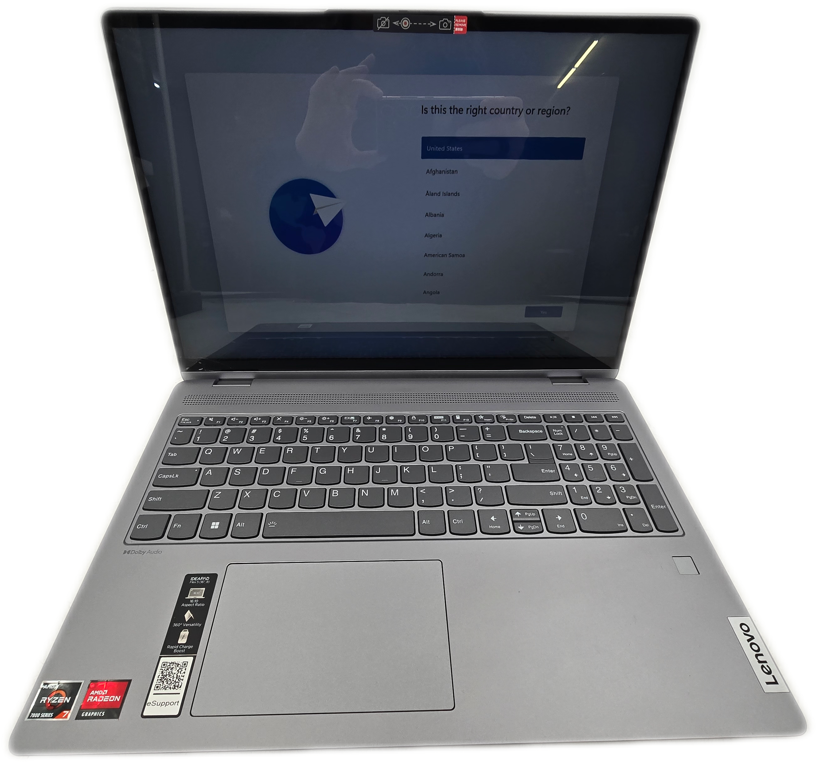 Lenovo IdeaPad Flex 5 16ABR8 Ryzen 7 16GB 512GB SSD Windows 11 