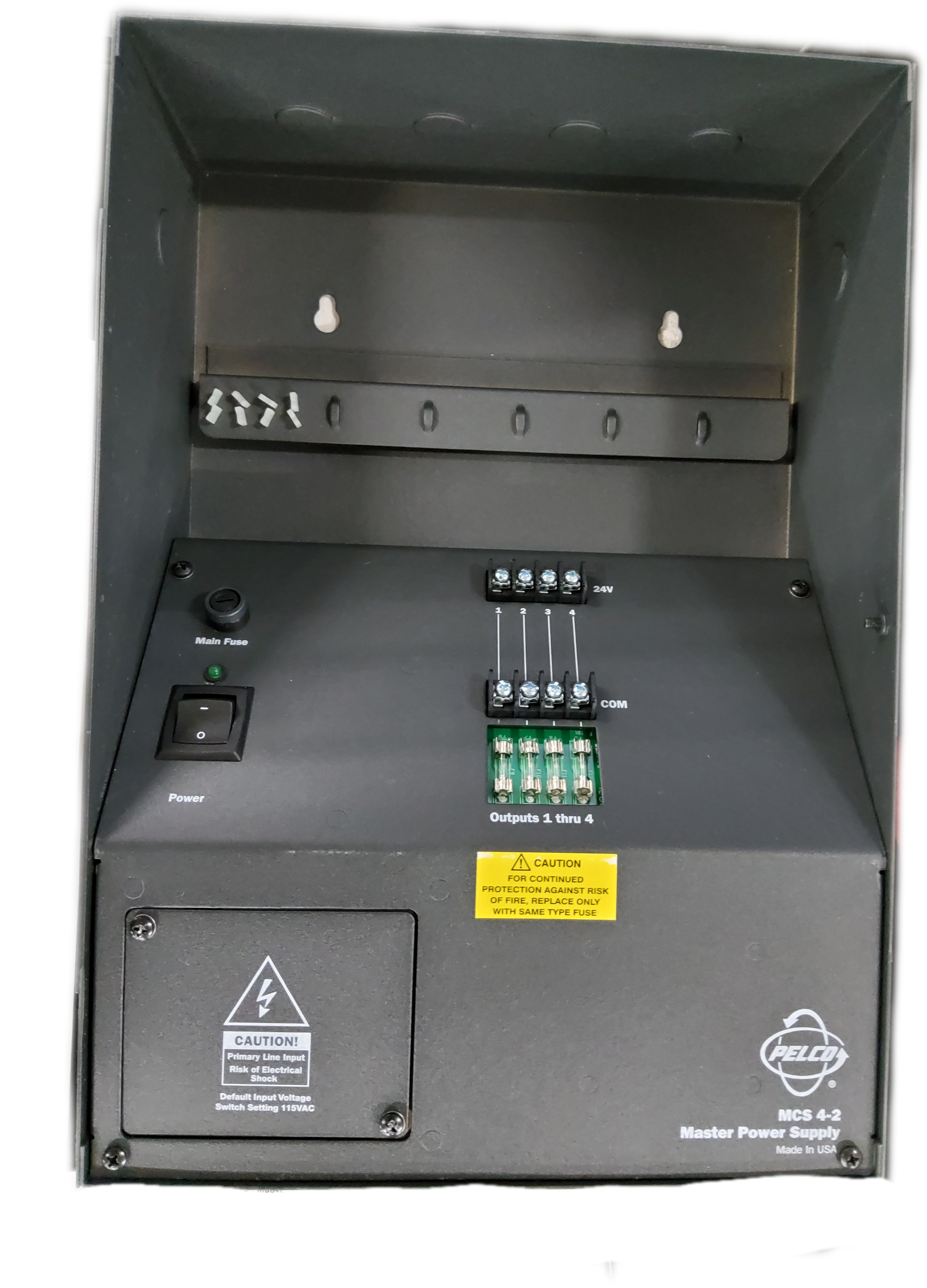 Pelco MCS4-2 Master CCTV Camera Power Supply