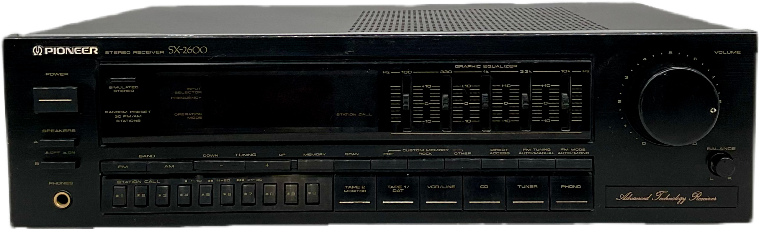 Pioneer SX-2600 Vintage Stereo Receiver AM/FM Tuner Hi-Fi | eBay