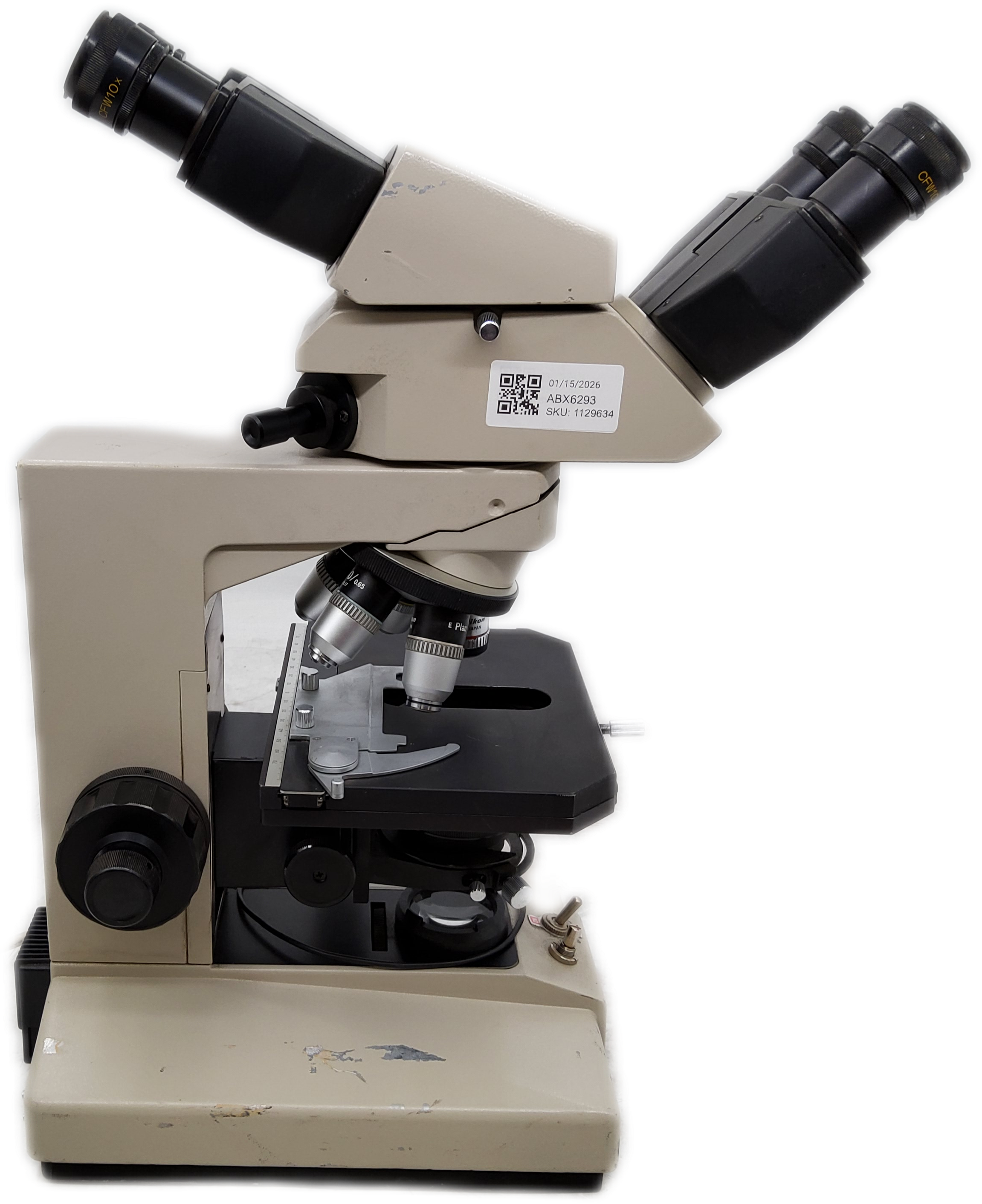 Nikon Dual View Labophot Microscope w/5 Objectives