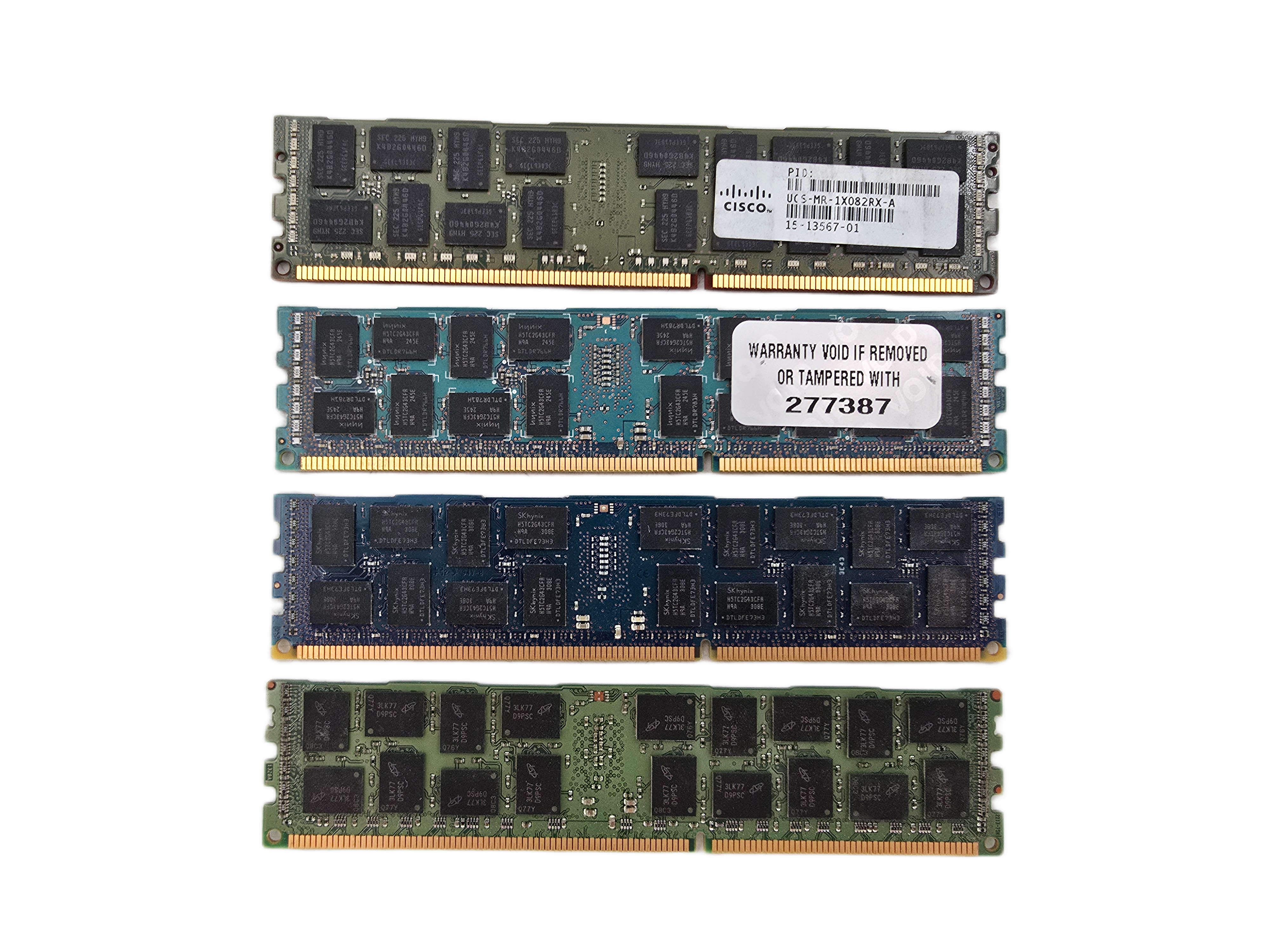 Mixed Brands 400GB DDR3 PC3-10600R (50x8GB) RAM - Picture 2 of 7