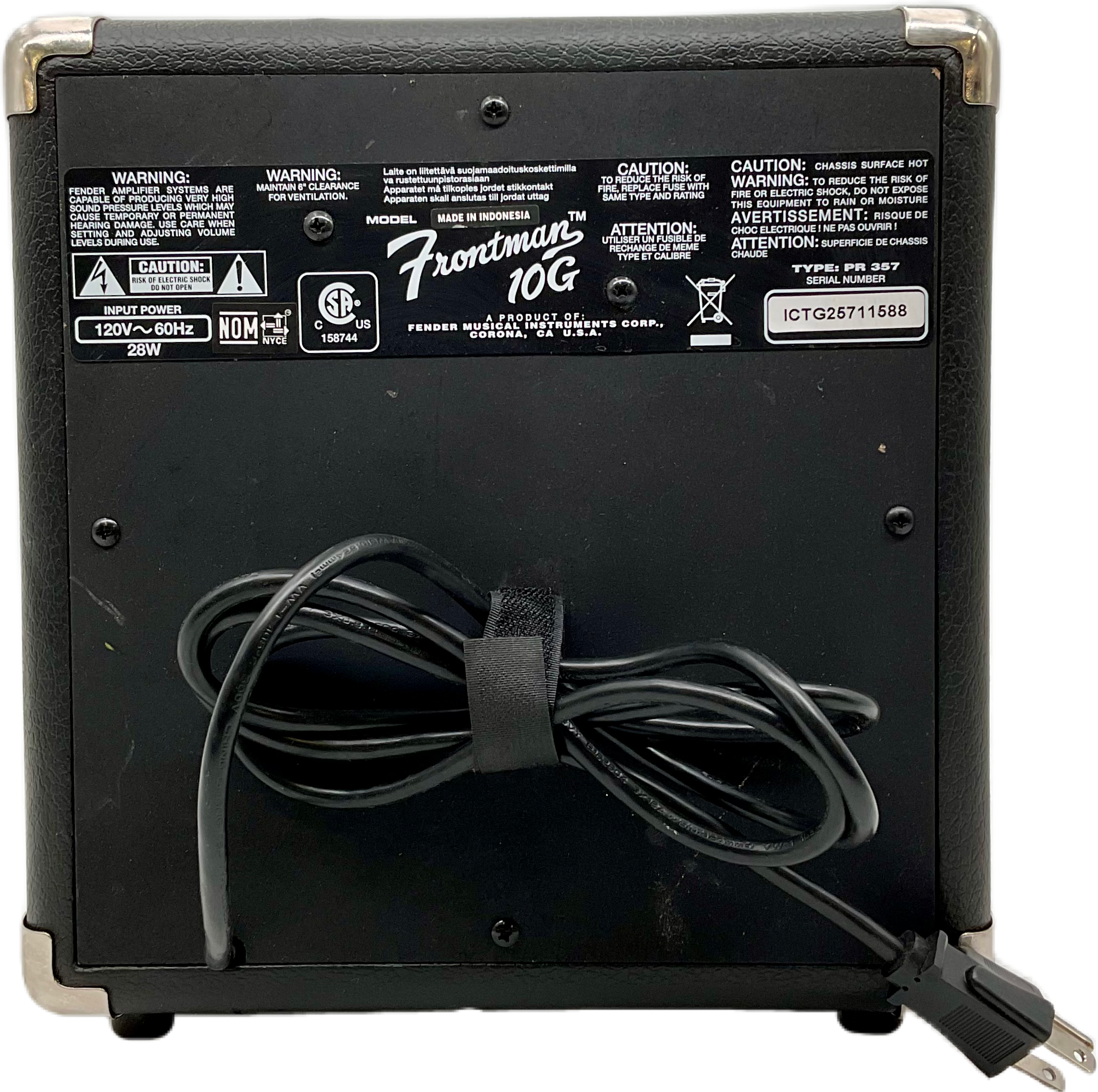 Fender Frontman 10G Guitar Combo Amp