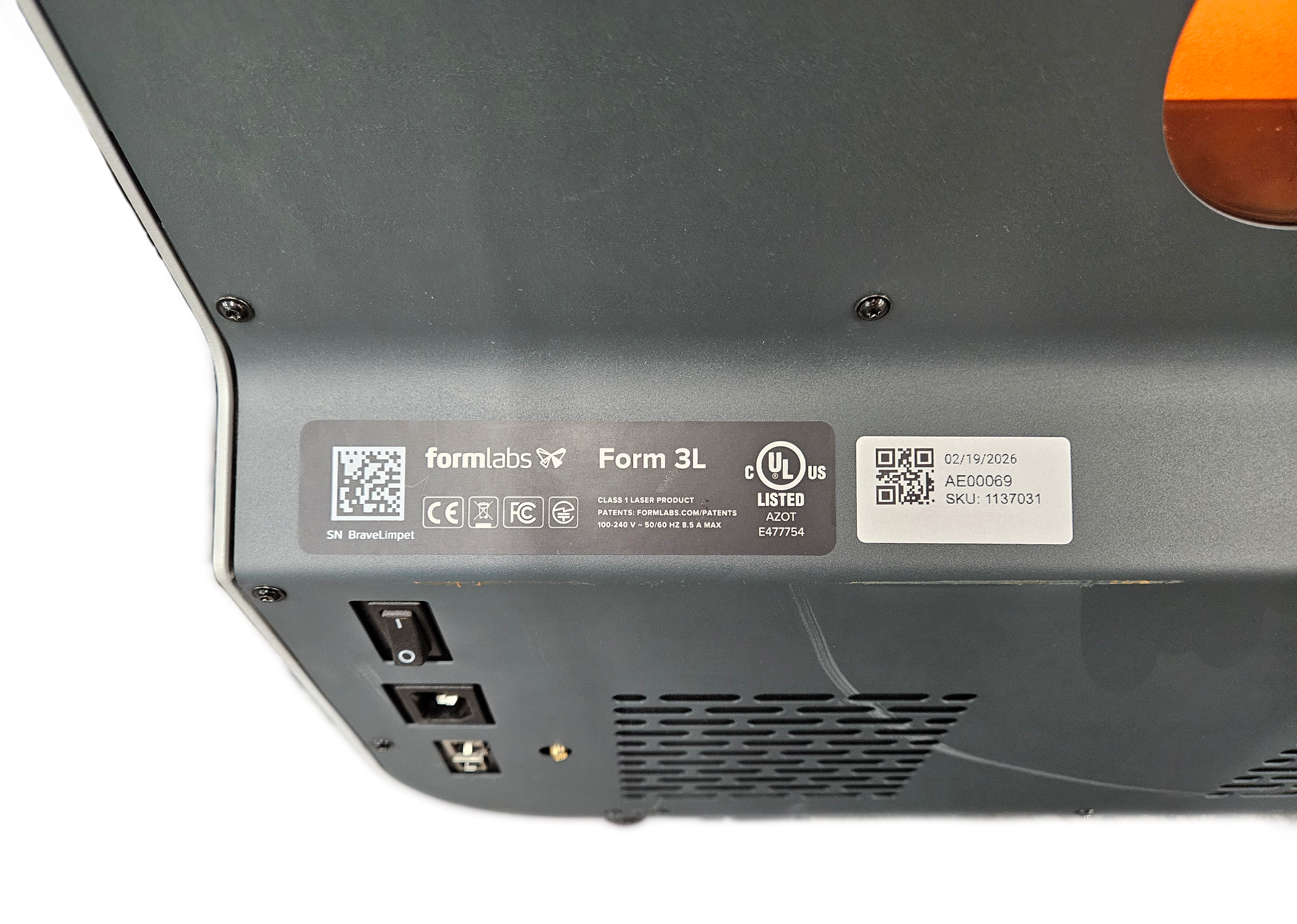 Formlabs Form 3L 21.4L SLA Resin Enclosed 3D Printer