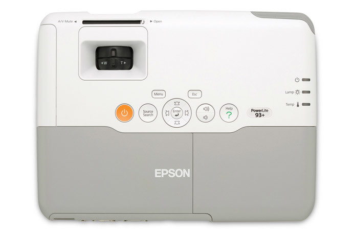Epson PowerLite 93 HDMI LCD Projector 2636 Lamp Hours