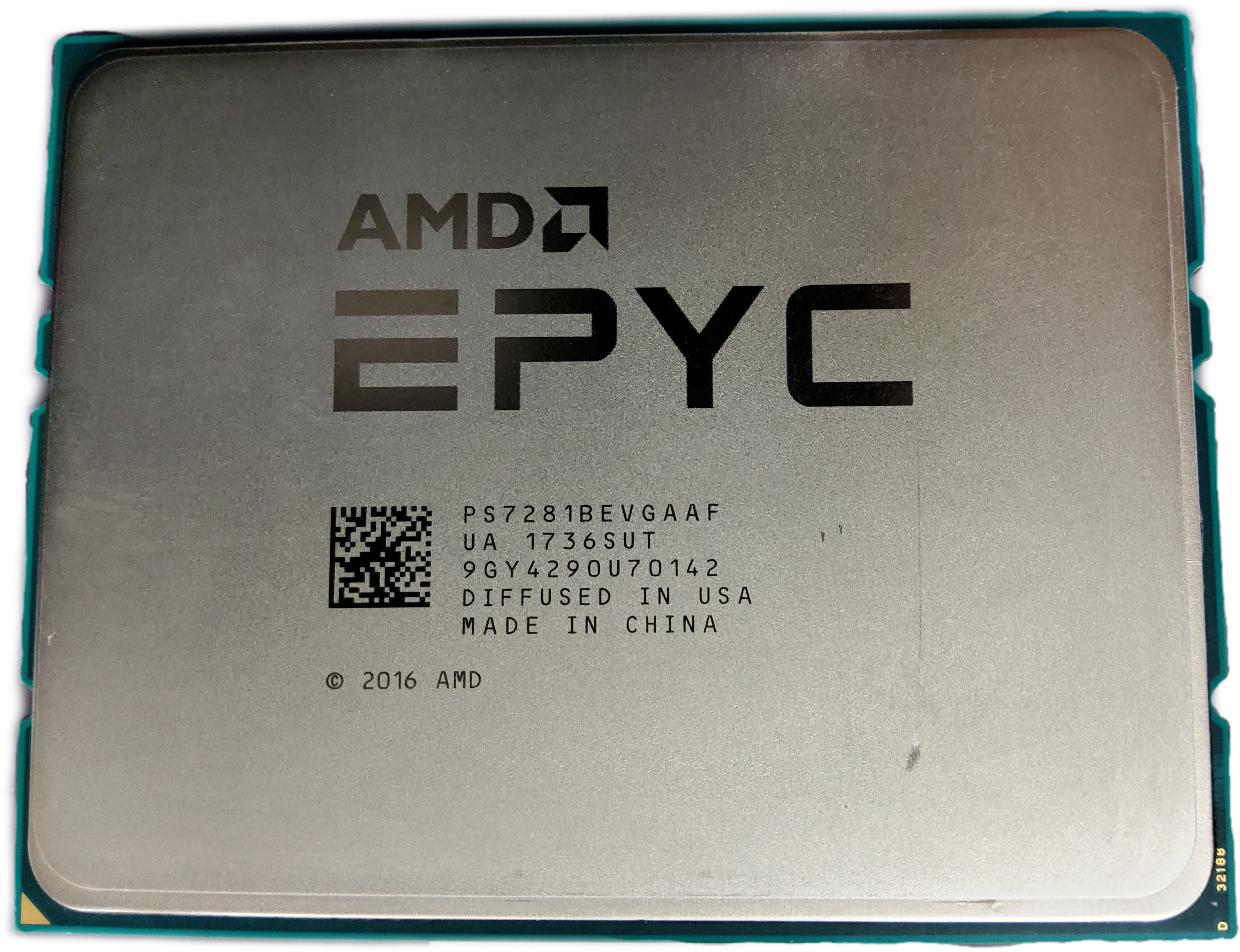 AMD Epyc 7281 PS7281BEVGAAF 2.1GHz 16-Core SP3 Server Processor