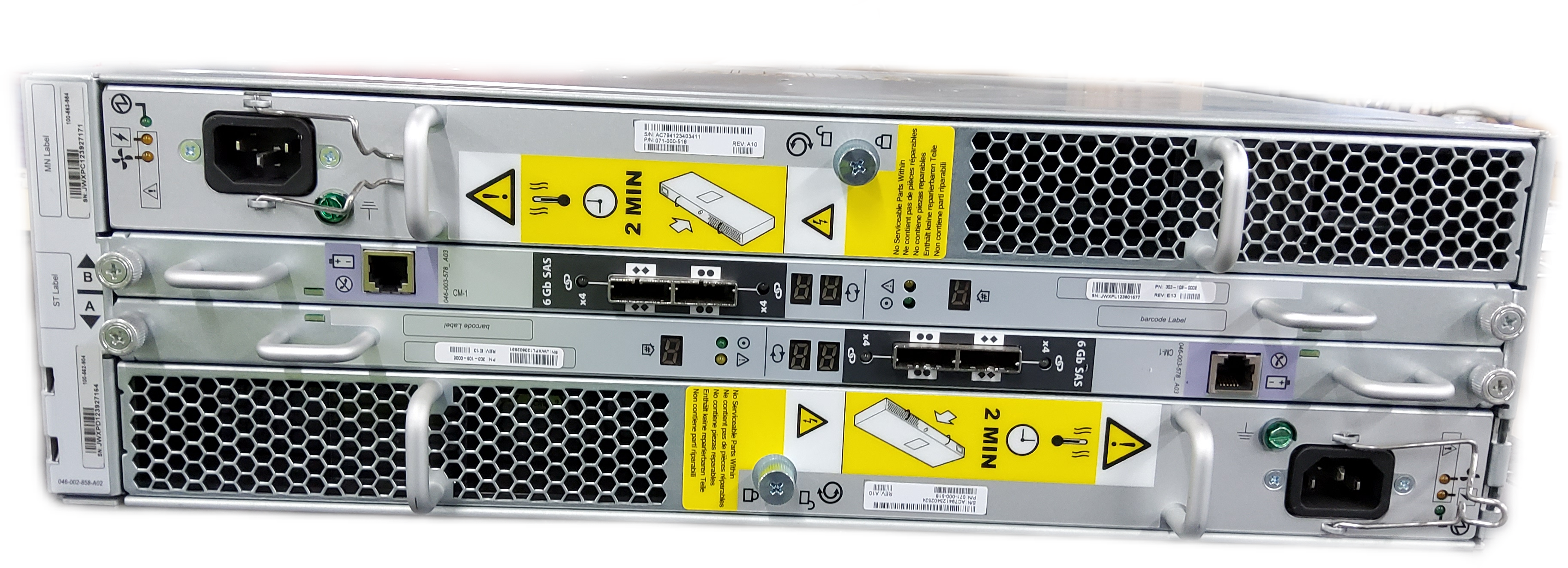 EMC KTN-STL3 15-Bay Rackmount SAN Array 4TB SAS iSCSI Storage