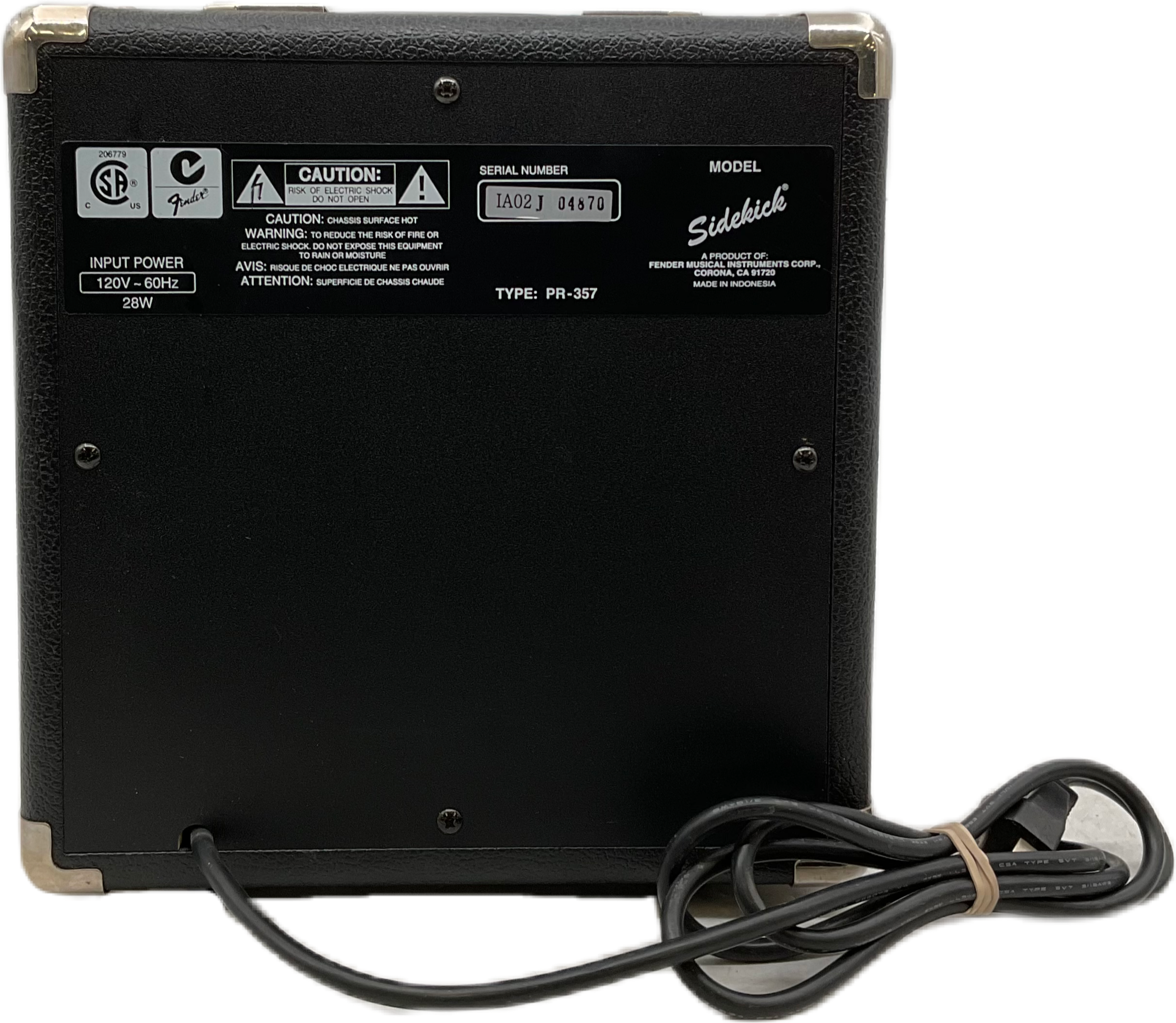 Squier Sidekick Combo Guitar Amplifier Practice Amp