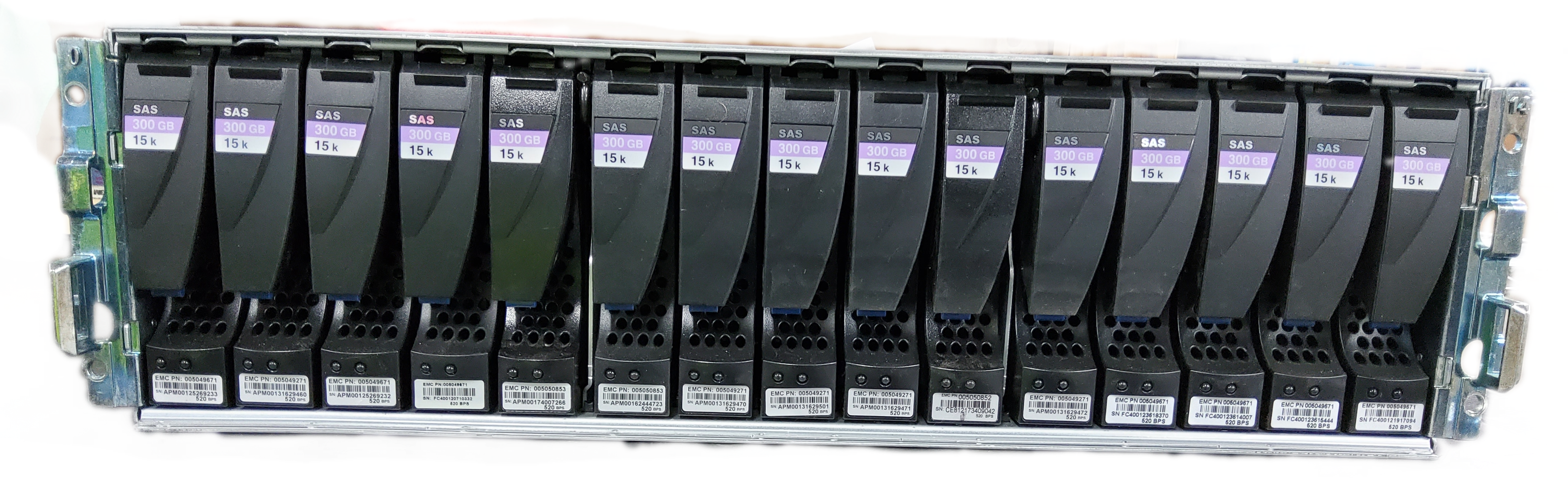 EMC KTN-STL3 15-Bay Rackmount SAN Array 4TB SAS iSCSI Storage