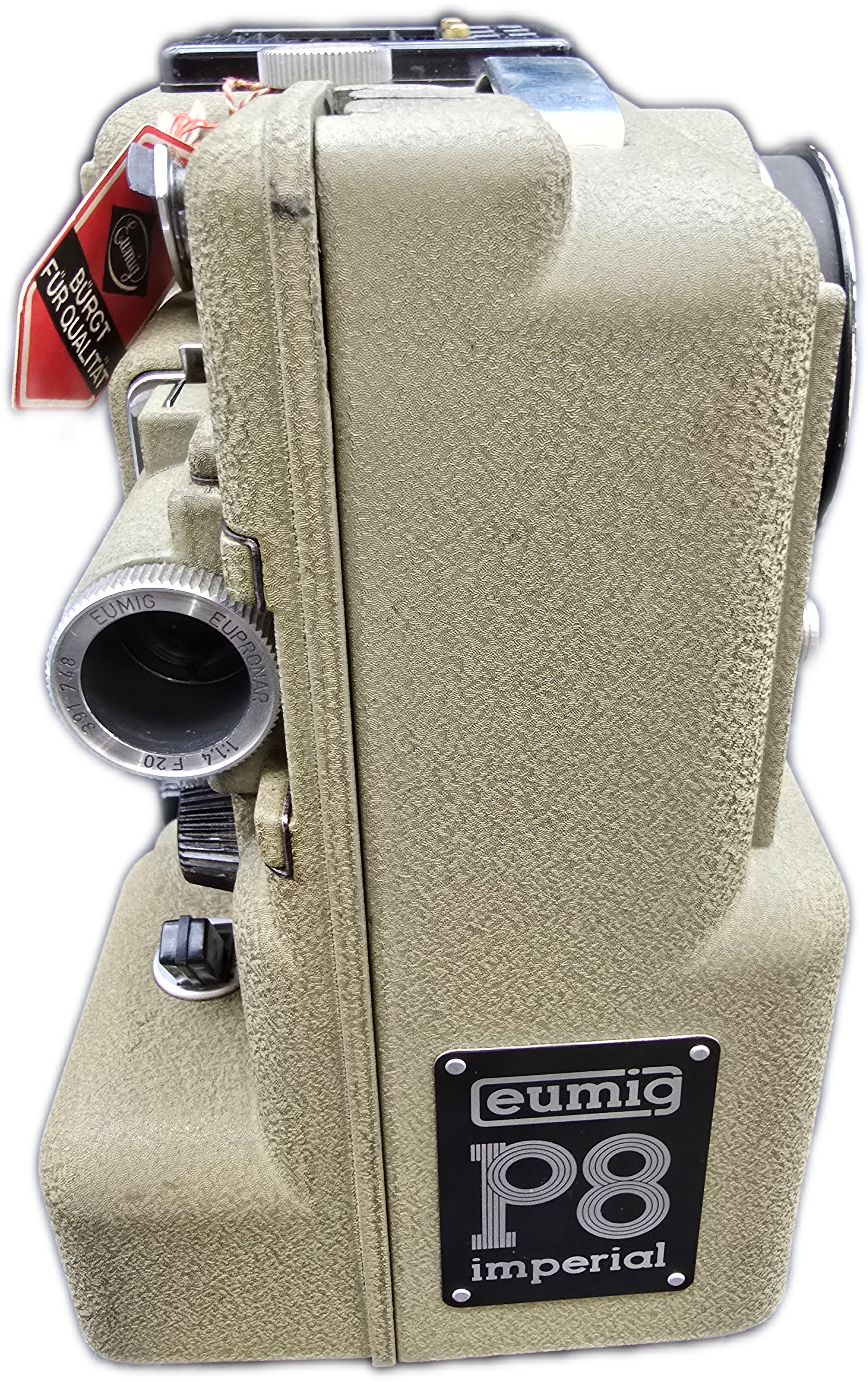 Vintage Eumig Imperial P8 8mm Projector With Case