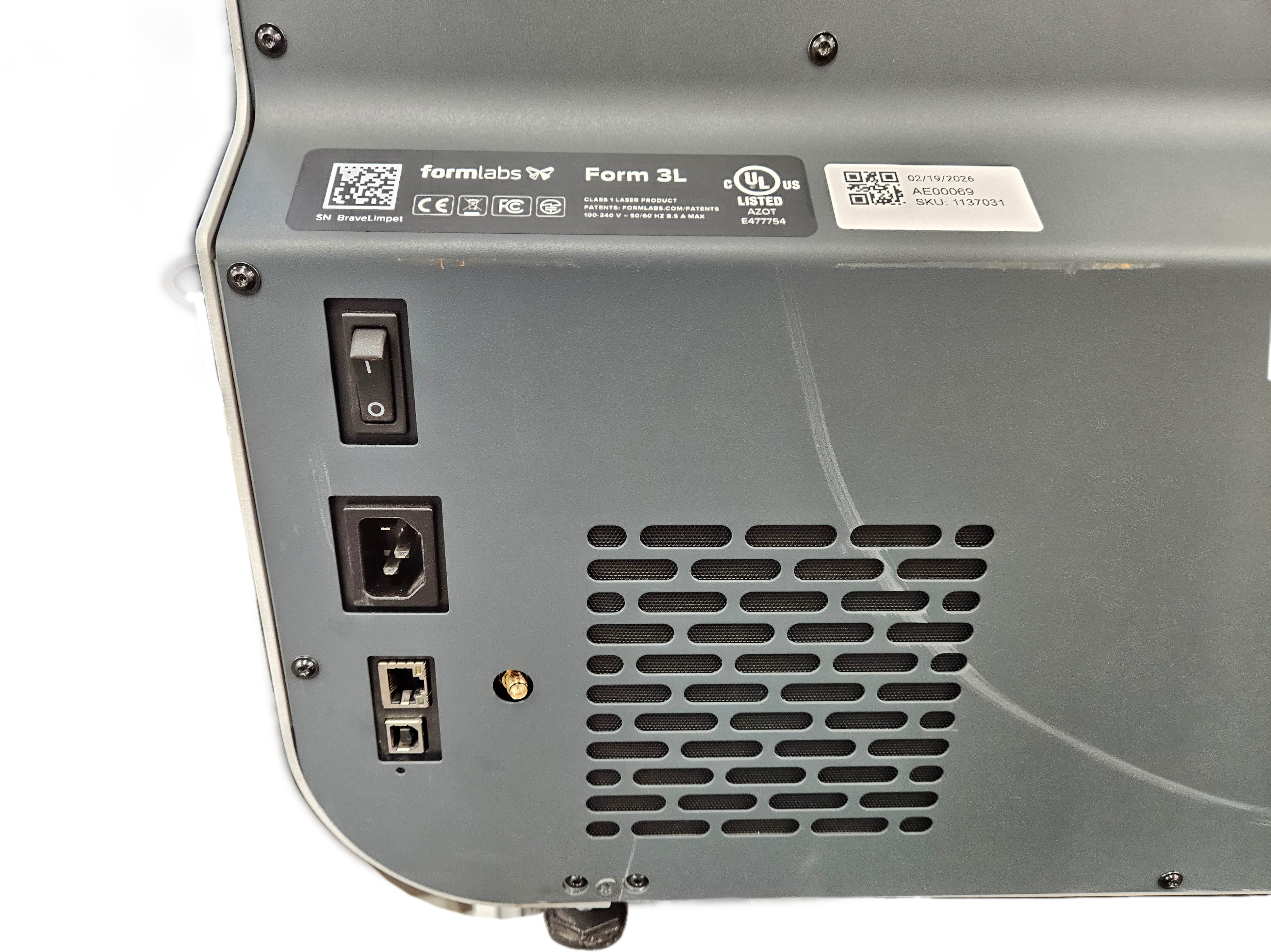 Formlabs Form 3L 21.4L SLA Resin Enclosed 3D Printer