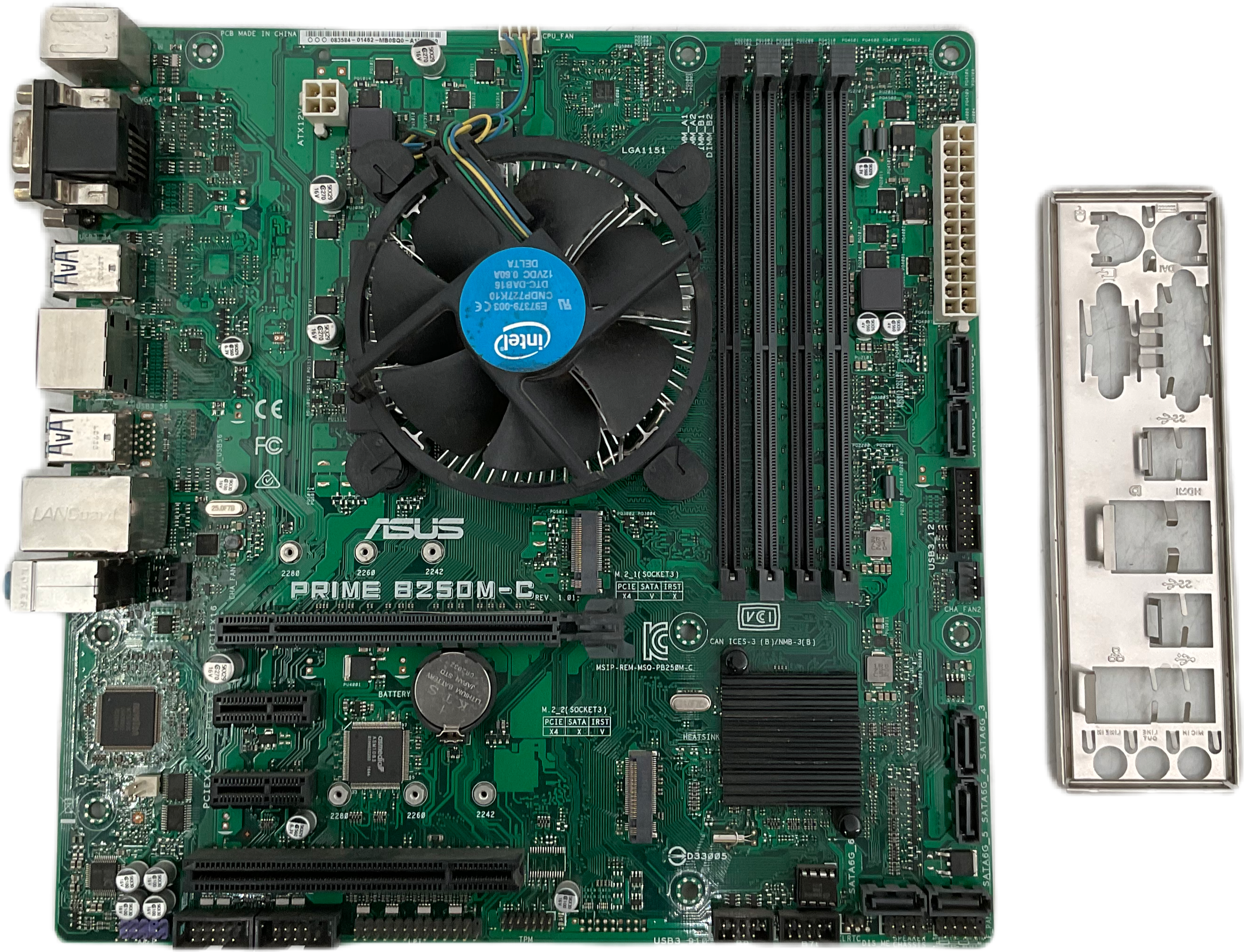 ASUS Prime B250M-C MicroATX LGA1151 DDR4 Motherboard + Intel i5-7400