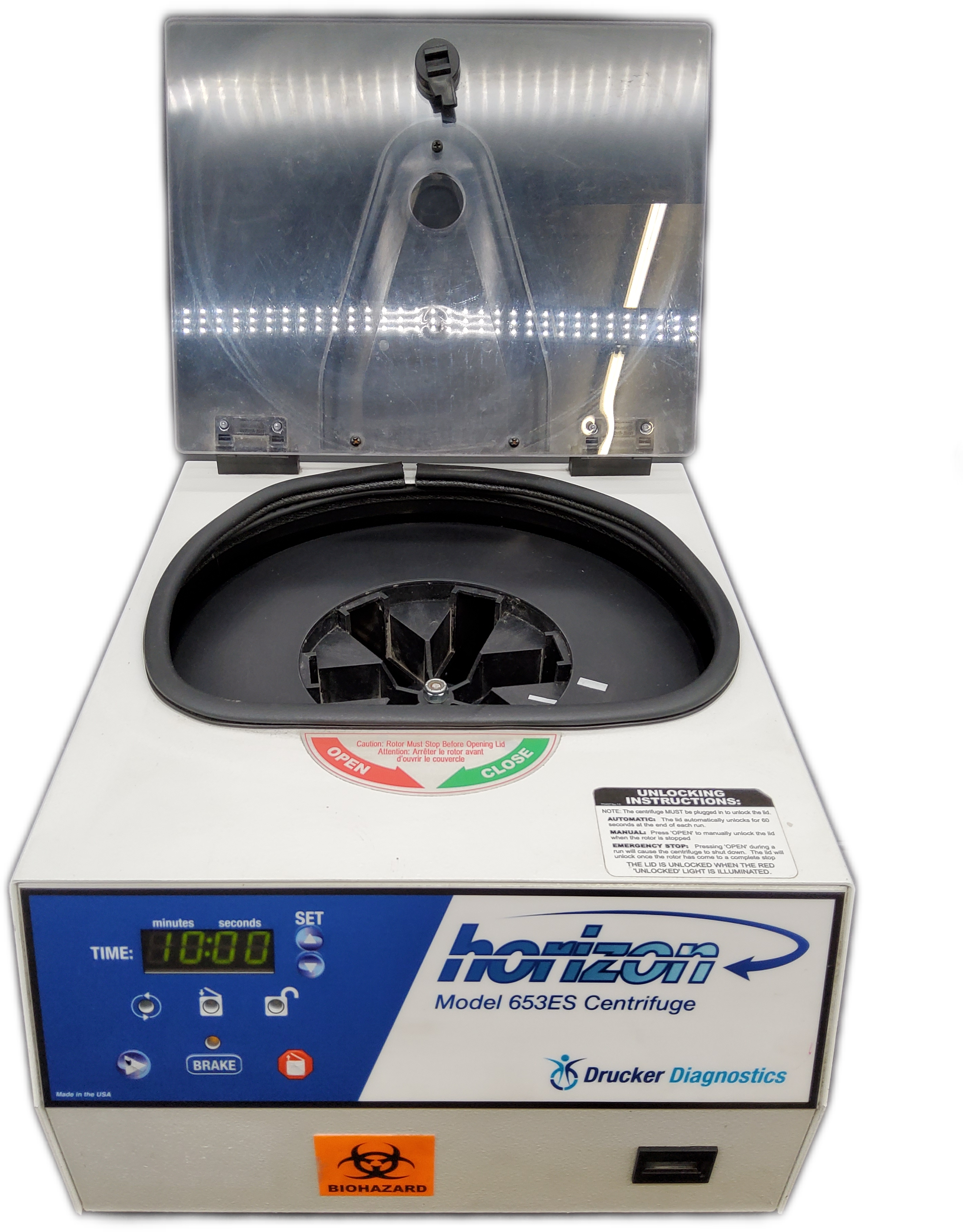 Drucker Diagnostics Horizon Model 653ES Centrifuge - Picture 1 of 7